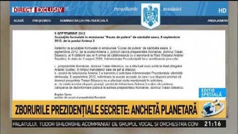Ce a cărat Băsescu? Avem documentul