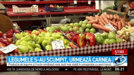 Legumele s-au scumpit, urmează carnea