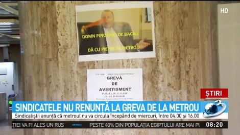 Capitala, paralizată de greva de la metrou anunțată pentru miercuri