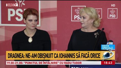 Lia Olguţa Vasilescu: Am votat &icirc;mpotriva domnului Stănescu