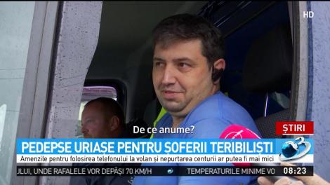 Pedepse uriașe pentru șoferii teribiliști