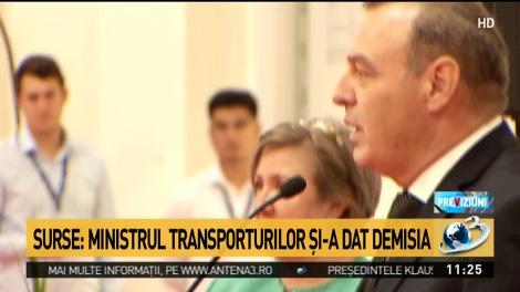 Surse: Lucian Şova și-a dat demisia de la Ministerul Transporturilor