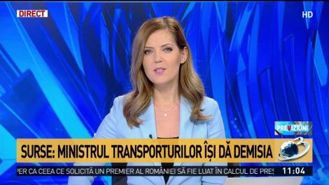 Surse: Ministrul Transporturilor, Lucian Şova, &icirc;şi va &icirc;nainta demisia premierului Viorica Dăncilă