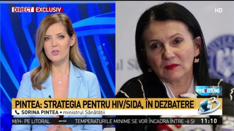 Sorina Pintea: Tratamentul pentru HIV este asigurat