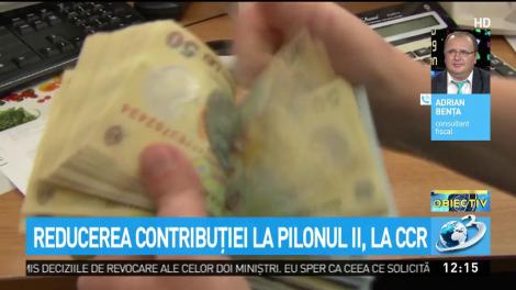 Reducerea contribuţiei la pilonul II, la CCR