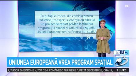 Uniunea Europeană vrea program spaţial