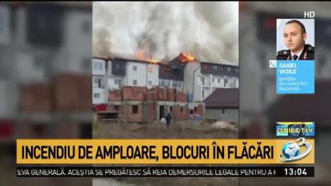 Informaţii noi despre incendiul puternic din Chiajna. Există pericol ca focul să se extindă