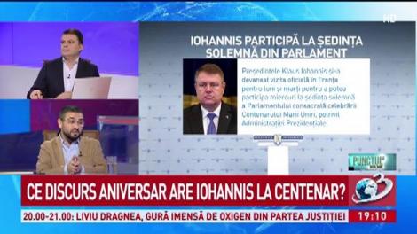 Ce discurs aniversar are Klaus Iohannis la Centenar?