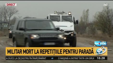 Un militar a murit &icirc;n timpul repetiţiilor de 1 decembrie