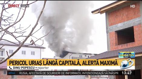 Imagini şi informaţii noi despre incendiul din Chiajna