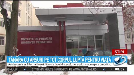 T&acirc;năra cu arsuri pe tot corpul luptă pentru viaţă