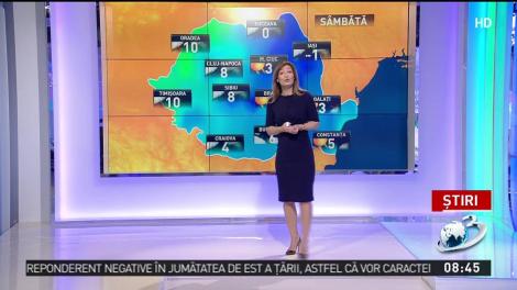 Prognoza meteo - 24 noiembrie 2018