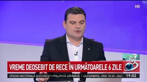 Vreme deosebit de rece &icirc;n următoarele 6 zile