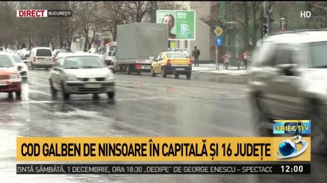Trafic rutier blocat &icirc;n unele zone