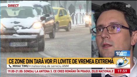 După ninsori, scădere drastică de temperaturi