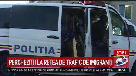 Percheziții de amploare în Timișoara și București pentru destructurarea unei importante rețele de trafic de migranți