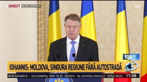 Ceremonie pentru legea autostrăzii Unirii
