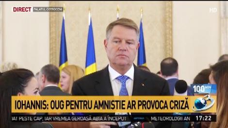 Iohannis, faţă în faţă cu jurnaliştii. Ce precizări a făcut preşedintele