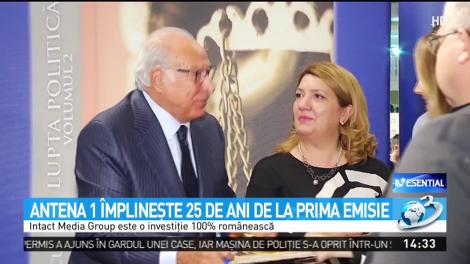 Dan Voiculescu, mesaj emoționant, la 25 de ani de Antena 1! „Grupul a fost construit să reziste la furtuni şi uragane”