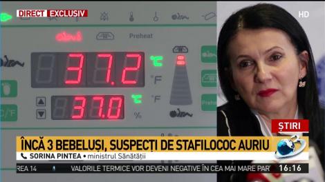 Alți trei bebeluși ar fi fost infectați cu stafilococ auriu! Ministrul Sănătății: „Există posibilitatea ca Maternitatea Giulești să se închidă temporar”