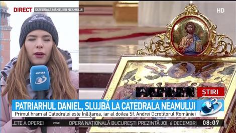 Patriarhul Daniel, slujbă la Catedrala Neamului de Sfântul Andrei. La eveniment va participa și patriarhul Ierusalimului
