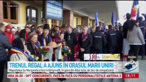 Trenul regal a ajuns &icirc;n oraşul Marii Uniri