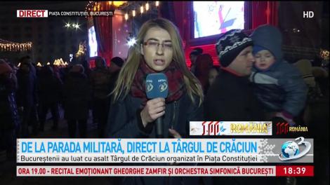 De la parada militară, direct la T&acirc;rgul de Crăciun