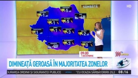 România, gea mai geroasă țară din Europa! Temperaturi de până la - 20 de grade Celsius