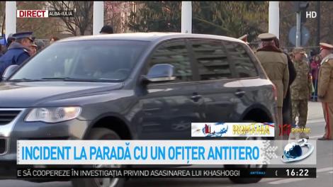 Incident la paradă cu un ofiţer Antitero