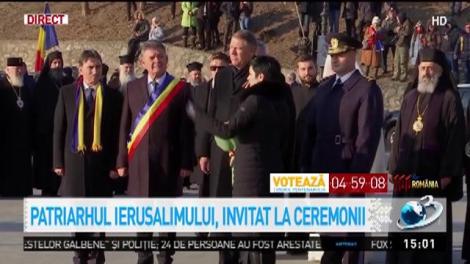 Ceremonia de la Alba Iulia a început. Klaus Iohannis, patriarhul Daniel și patriarhul Ierusalimului , prezenți la eveniment