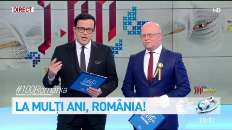 100 România. Ediție eveniment de Ziua Națională la Antena 3