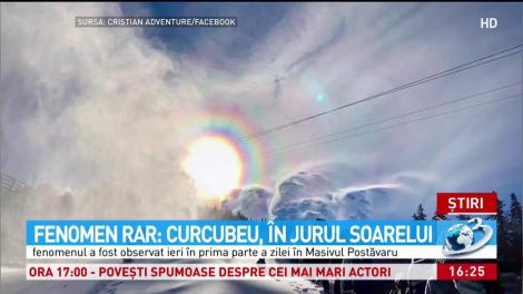 Fenomen rar &icirc;n Masivu Postăvaru
