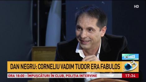 Dan Negru, despre cea mai frumoasă declarație de dragoste pe care a primit-o. Mirela Voicu: „Mi s-a făcut pielea de găină”