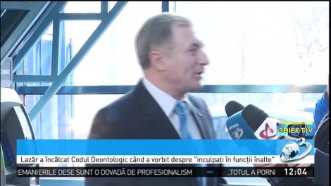 CSM, lovitură pentru Augustin Lazăr: A &icirc;ncălcat codul deontologic