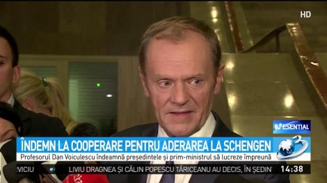 &Icirc;ndemn la cooperare pentru aderarea la Schengen. Dan Voiculescu: &bdquo;Rom&acirc;nia nu poate fi ținută la ușă&rdquo;