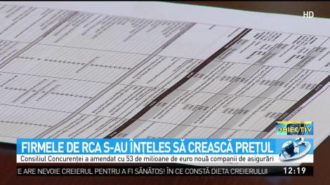 Amendă uriașă pentru companiile de asigurări! Firmele de RCA s-au &icirc;nțeles să crească prețul