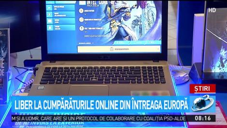 Liber la cumpărăturile online din întreaga Europă