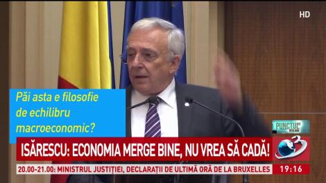 Mugur Isărescu: Economia Rom&acirc;niei nu vrea deloc să se prăbuşească