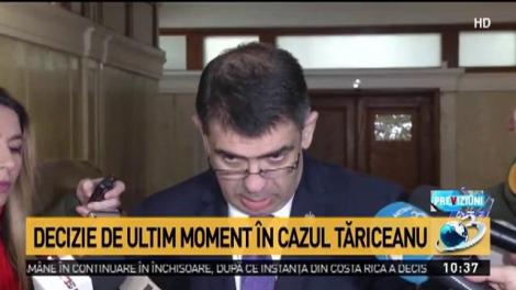 Decizie de ultim moment în cazul lui Tăriceanu