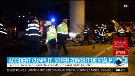 Accident cumplit &icirc;n Bistriţa. Un şofer de 27 de ani a murit, iar poliţiştii iau &icirc;n calcul varianta sinuciderii