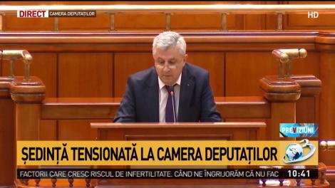 Şedinţă tensionată la Camera Deputaţilor. Opoziţia cere revocarea lui Liviu Dragnea