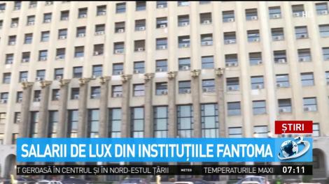Reportaj cu camera ascunsă! Salarii de lux &icirc;n instituţii fatomă