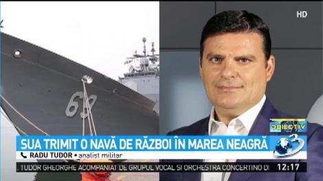 SUA trimit o navă de război în Marea Neagră