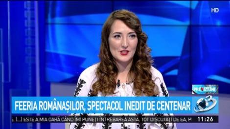 Feeria rom&acirc;naşilor, spectacol inedit de centenar