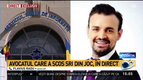 Avocatul care a scos SRI din joc, &icirc;n direct la Antena 3