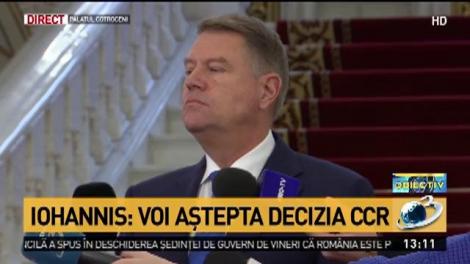 Klaus Iohannis: Problema este că România nu are prim-ministru. Guvernul este condus de infractorul Dragnea, prin interpuși