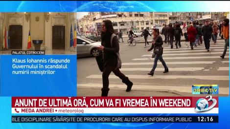 Prognoza meteo. Cum va fi vremea &icirc;n weekend