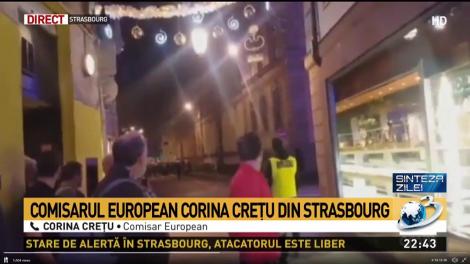 Corina Crețu, de la Strasbourg: Nimeni nu intră, nimeni nu iese