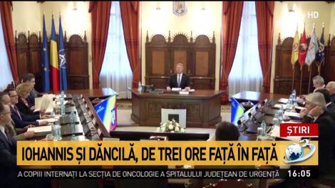 Iohannis şi Dăncilă, de trei ore faţă în faţă