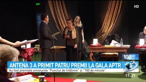 Antena 3 a primit patru premii la Gala APTR